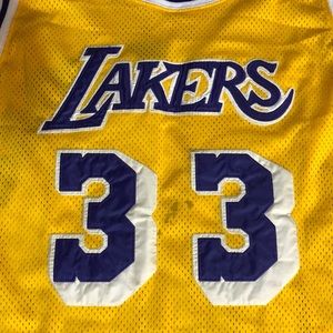 Mitchell & Ness Lakers throw back jersey